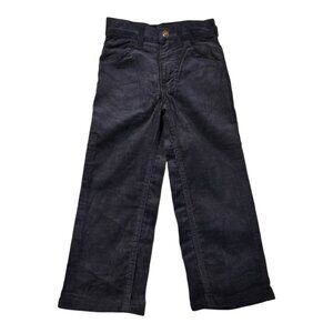 Cowden kids corduroy pants 5 slim Blue 75% cotton 25% polyester New